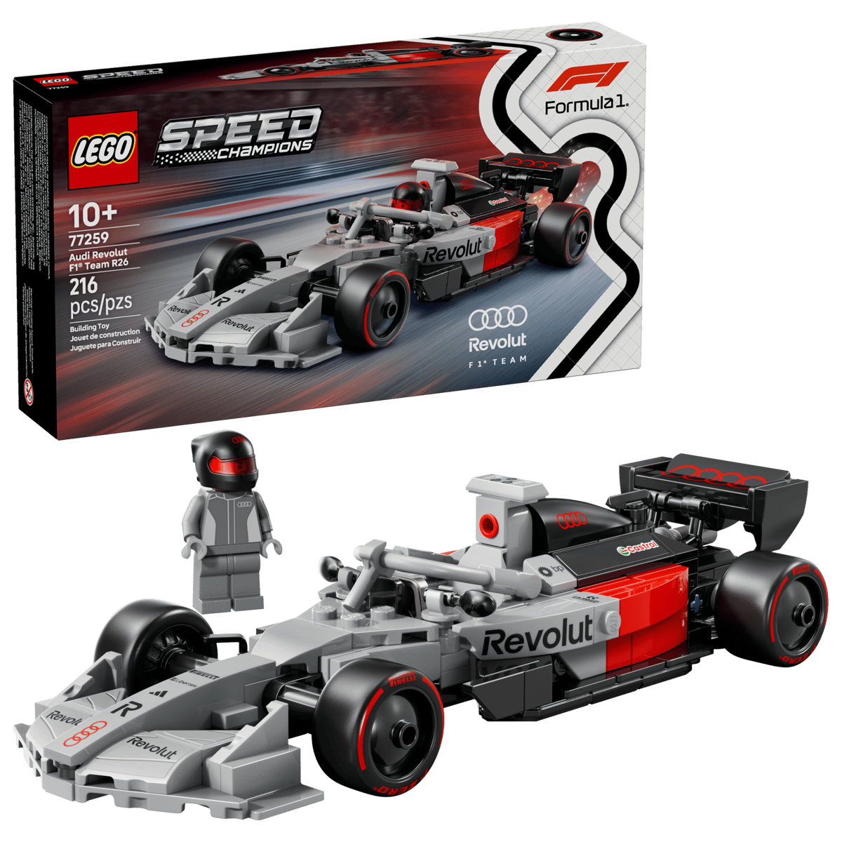 LEGO Speed Champions: Audi Revolut F1® Team R26 Race Car