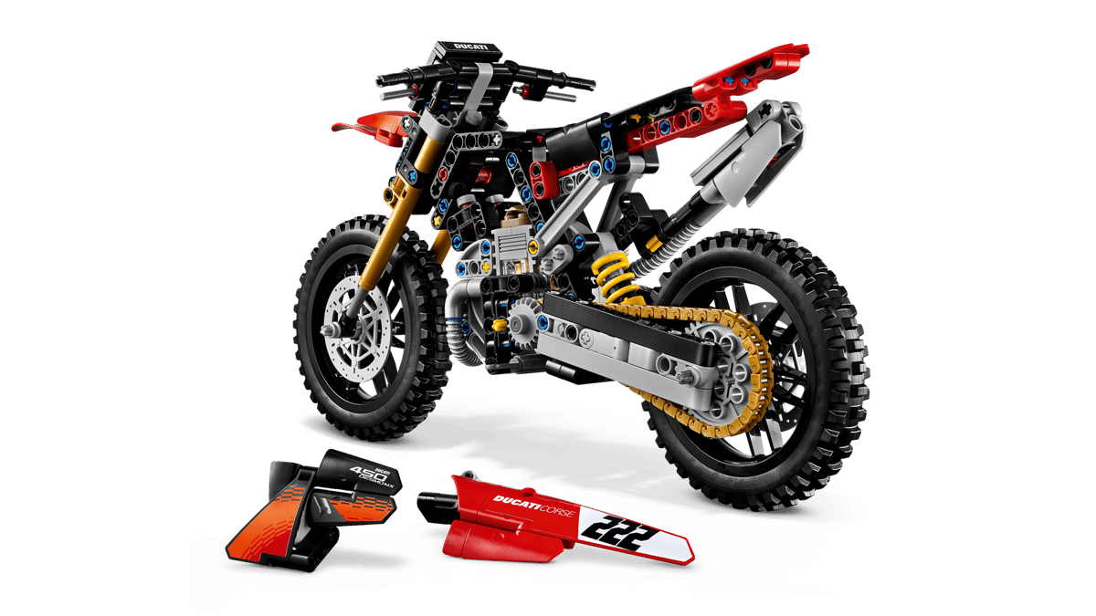 LEGO® Technic: Ducati Desmo450 MX Factory Motorcycle