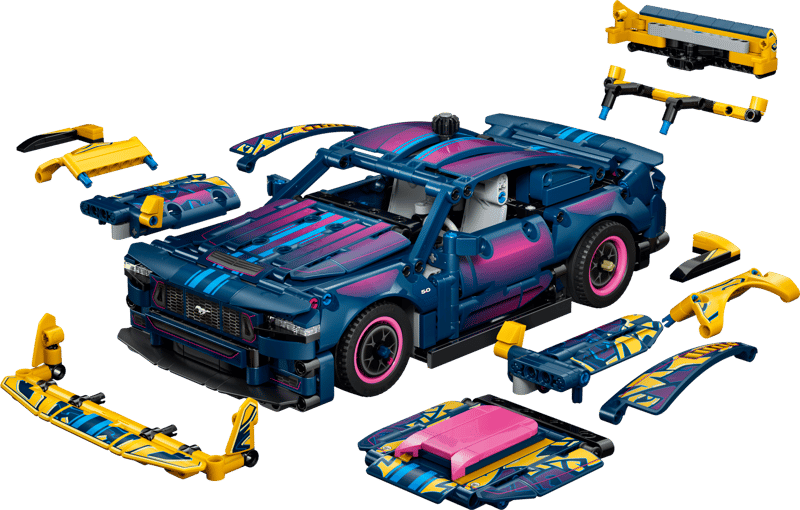 LEGO® Technic: Custom Garage Ford Mustang GT Car