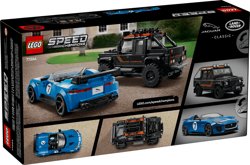 LEGO Speed Champions: Jaguar Project 7 & Land Rover Defender