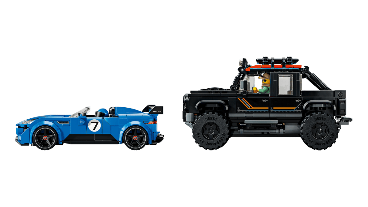 LEGO® Speed Champions: Jaguar Project 7 & Land Rover Defender