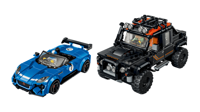 LEGO Speed Champions: Jaguar Project 7 & Land Rover Defender