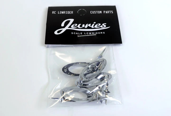 Jevries 59 Impala Cruiser Skirts Exhaust Ports & Stars