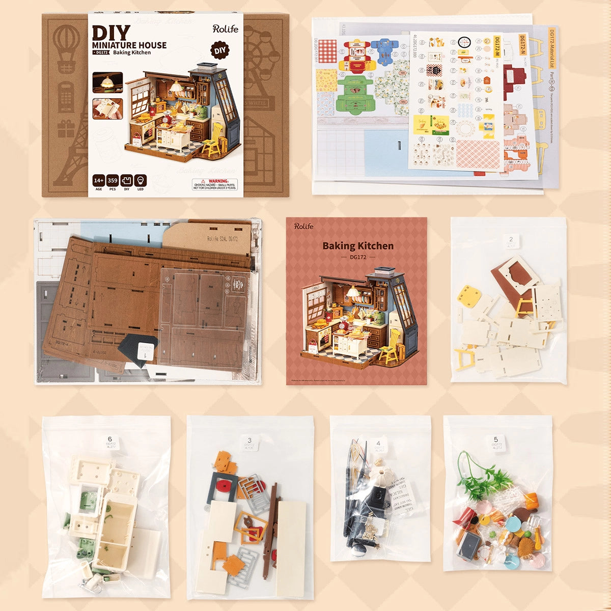 Rolife DIY Miniature House - Baking Kitchen