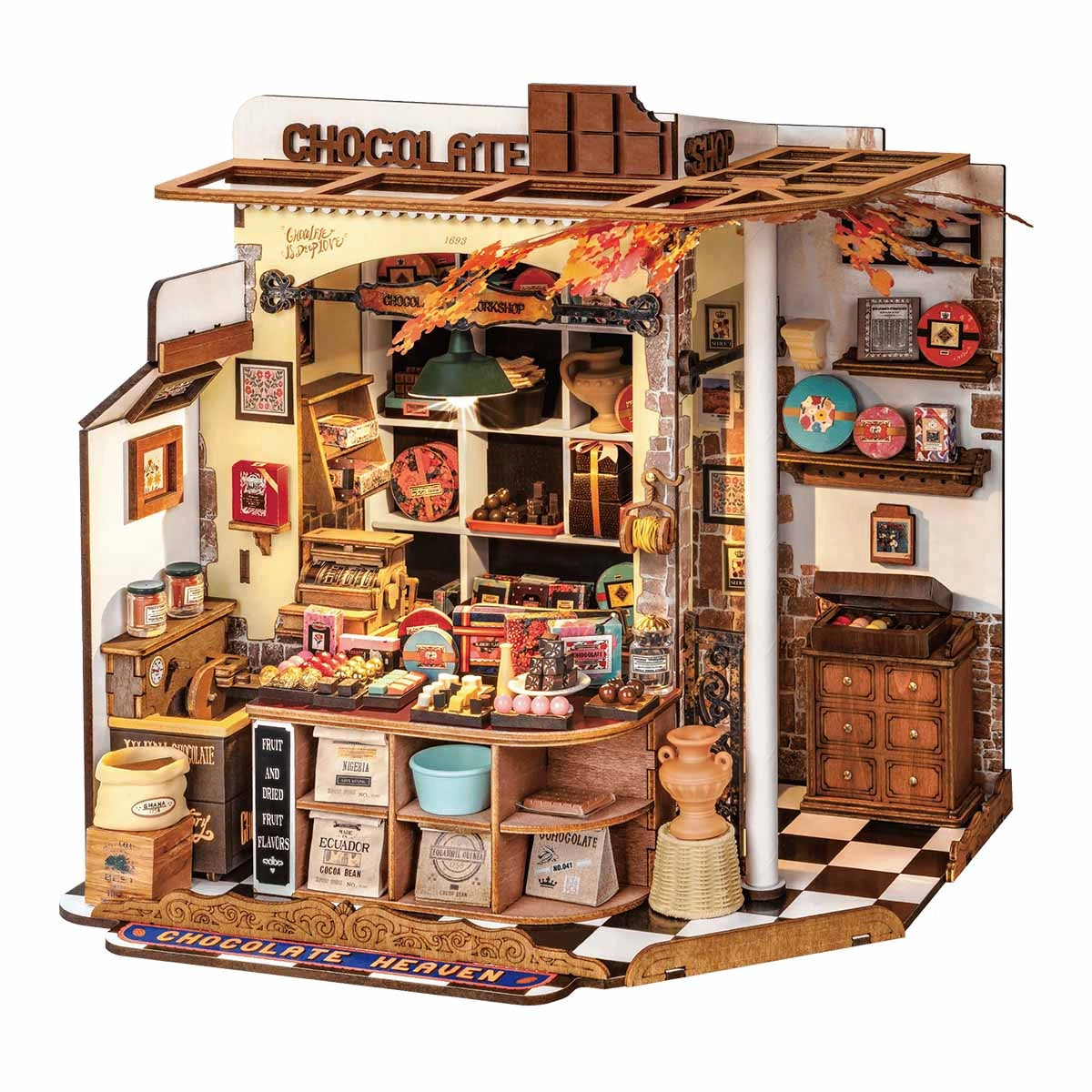Rolife Henry's Chocolate DIY Miniature House Kit