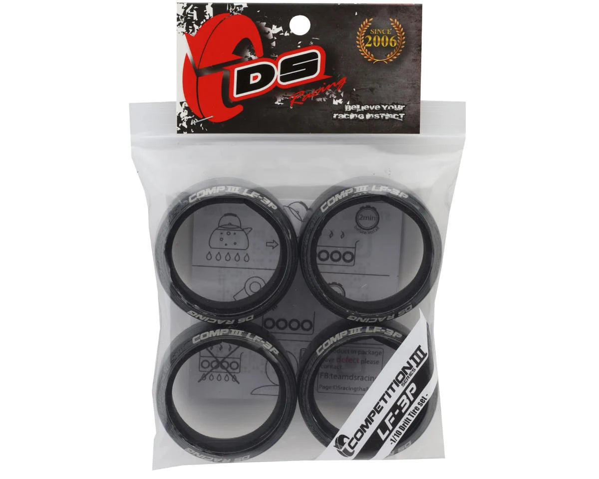 DS Racing Competition III Slick Drift Tires (4) (LF-3P)