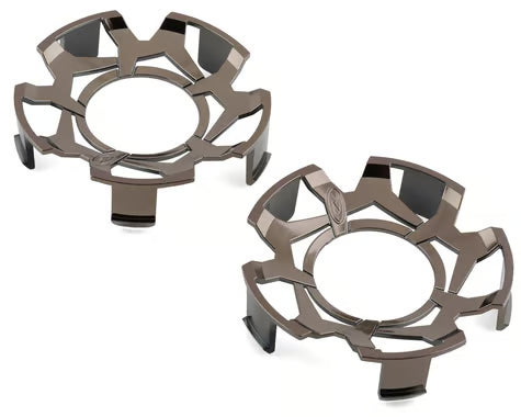 DuraTrax Ripper 5.7" Clip-Lock Wheel Face (Black Chrome) (2)