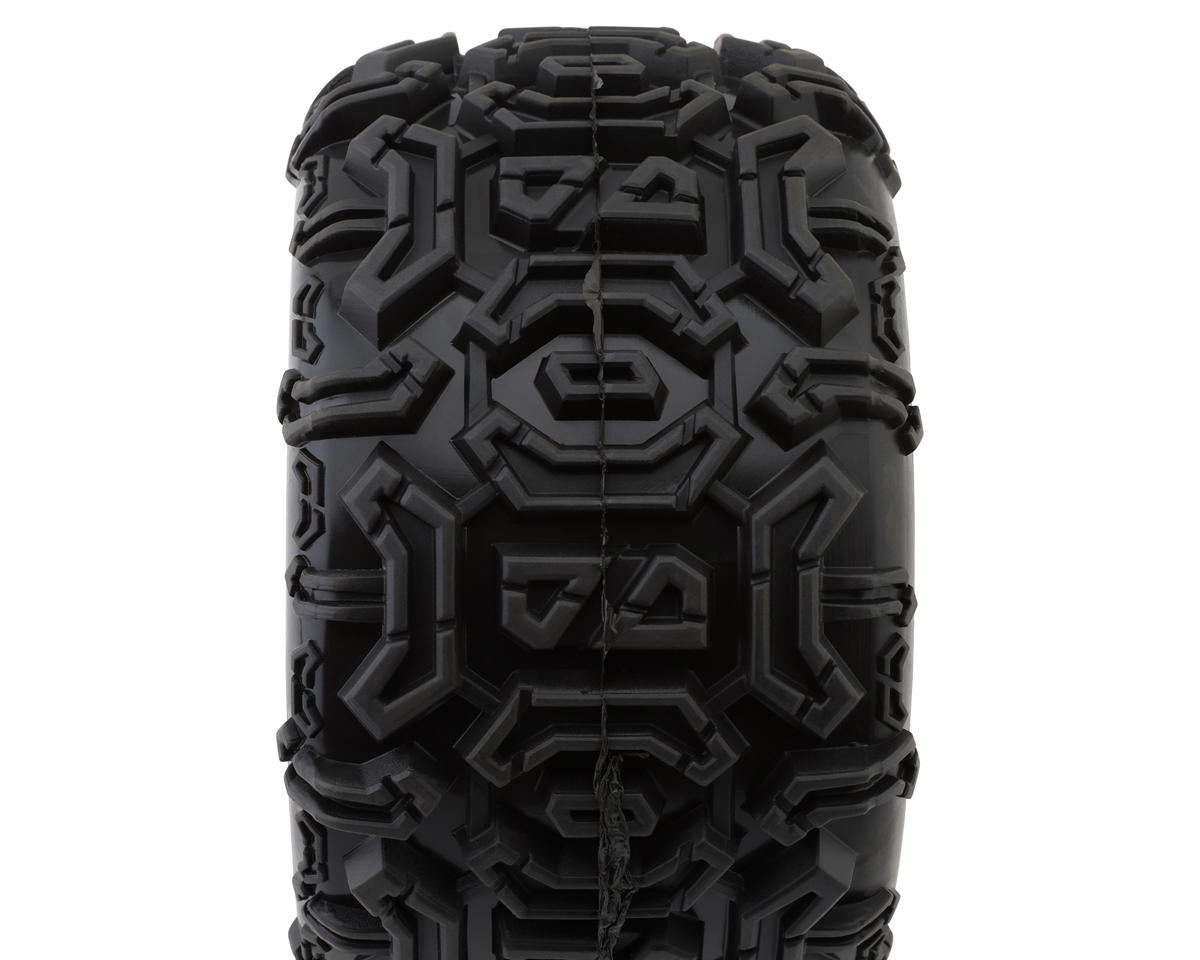 DuraTrax Warthog MT 3.8" Pre-Mounted Truck Tires (Black) (2) w/17mm Hex
