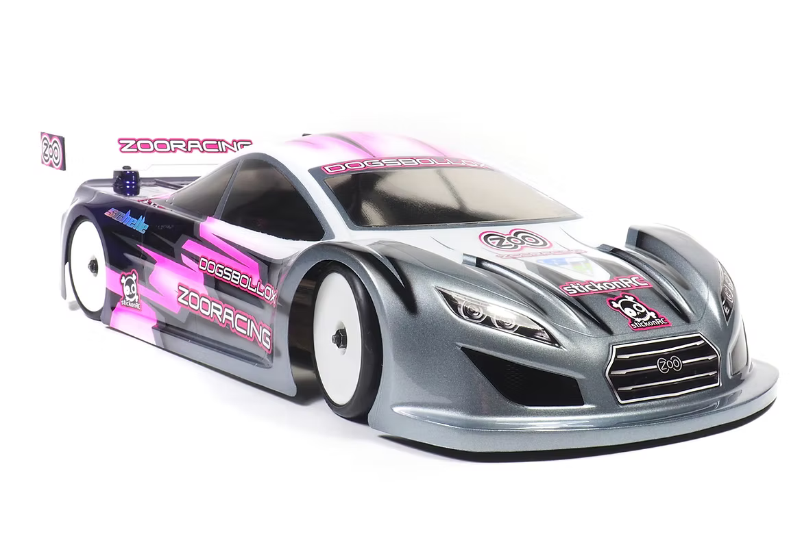 Zoo Racing Dogbollox Touring Car 1/10 190mm Ultralight Body (Clear)