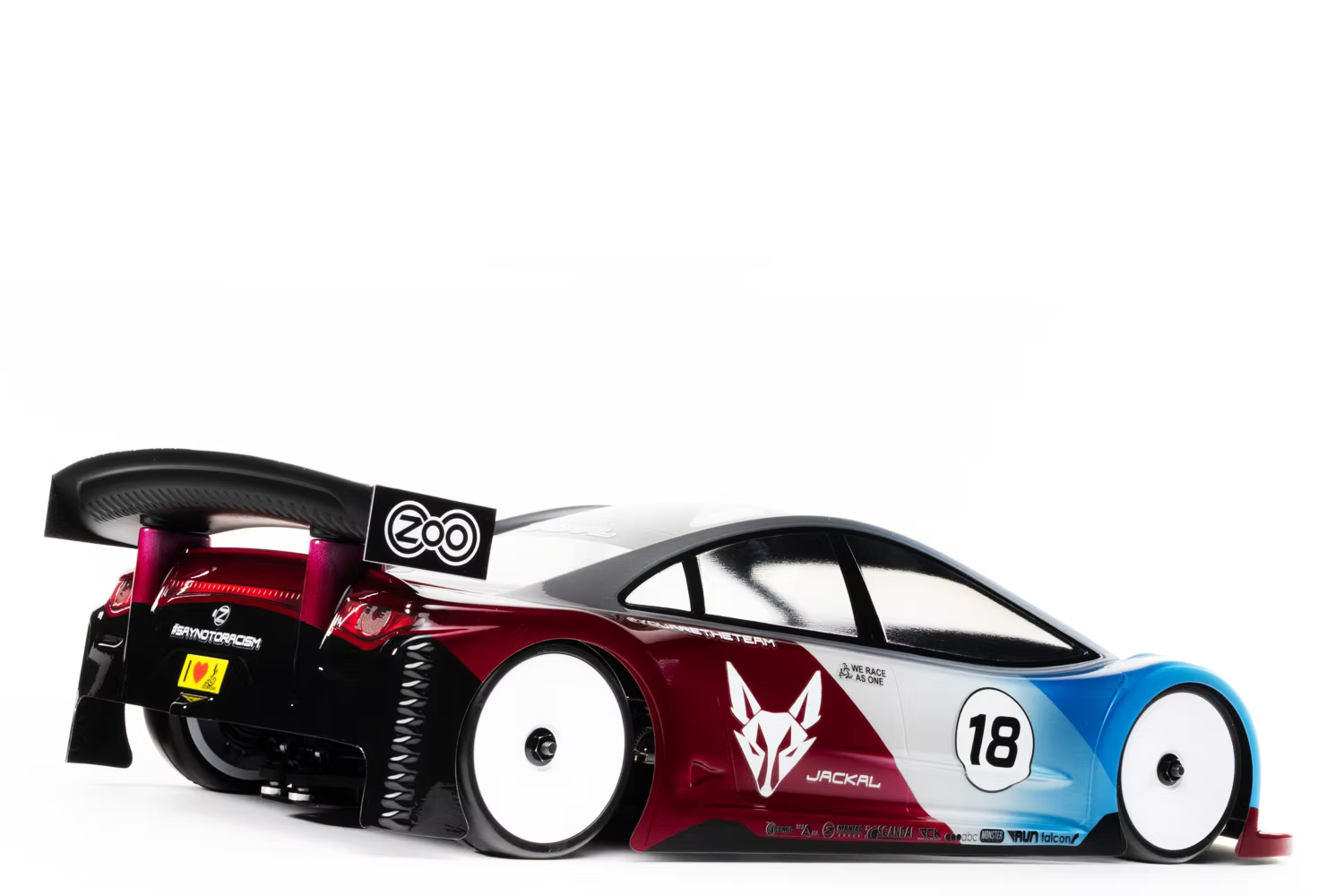 Zoo Racing Jackal Touring Car 1/10 190mm Ultralight Body (Clear)