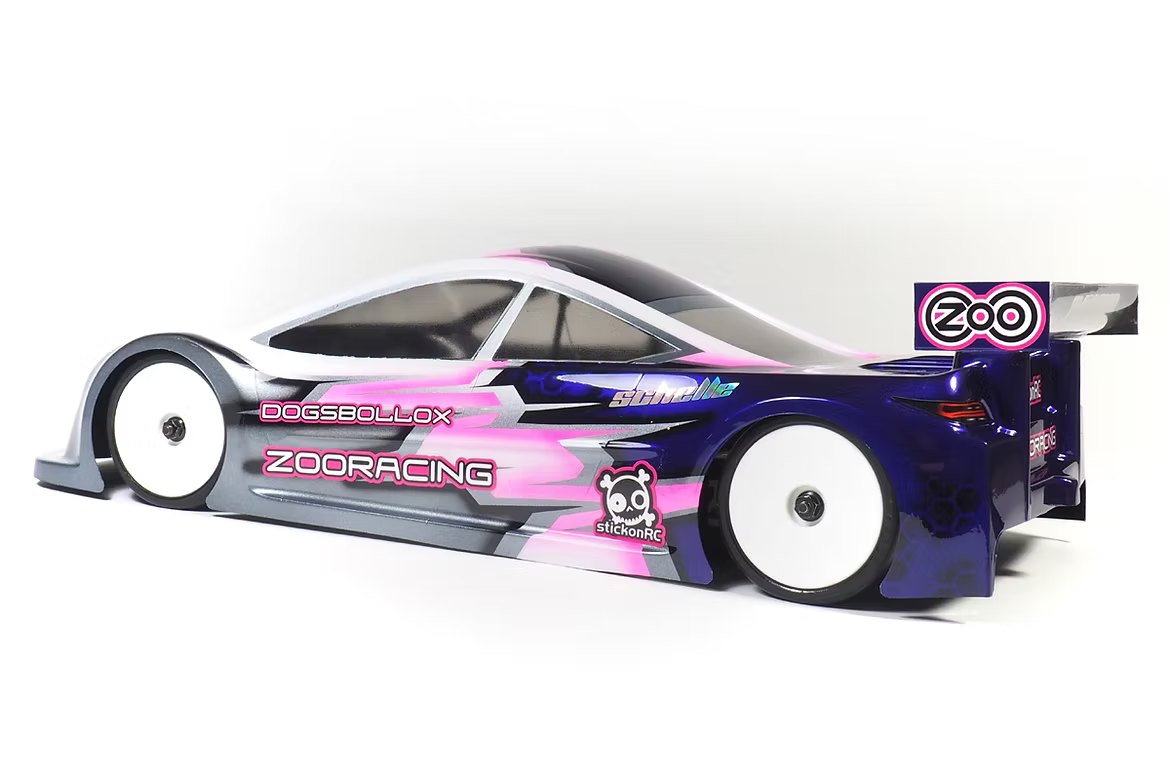 Zoo Racing Dogbollox Touring Car 1/10 190mm Ultralight Body (Clear)