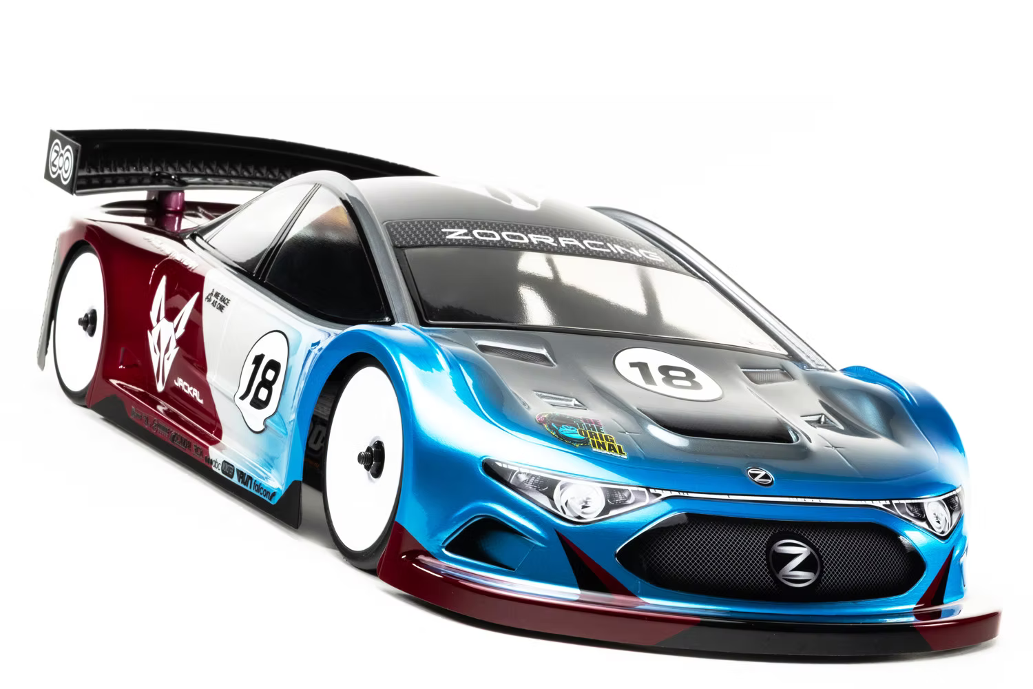 Zoo Racing Jackal Touring Car 1/10 190mm Ultralight Body (Clear)