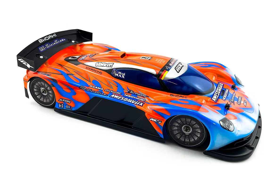 Zoo Racing BWOAH GT LMH Touring Car 1/10 190mm Ultralight Body (Clear)