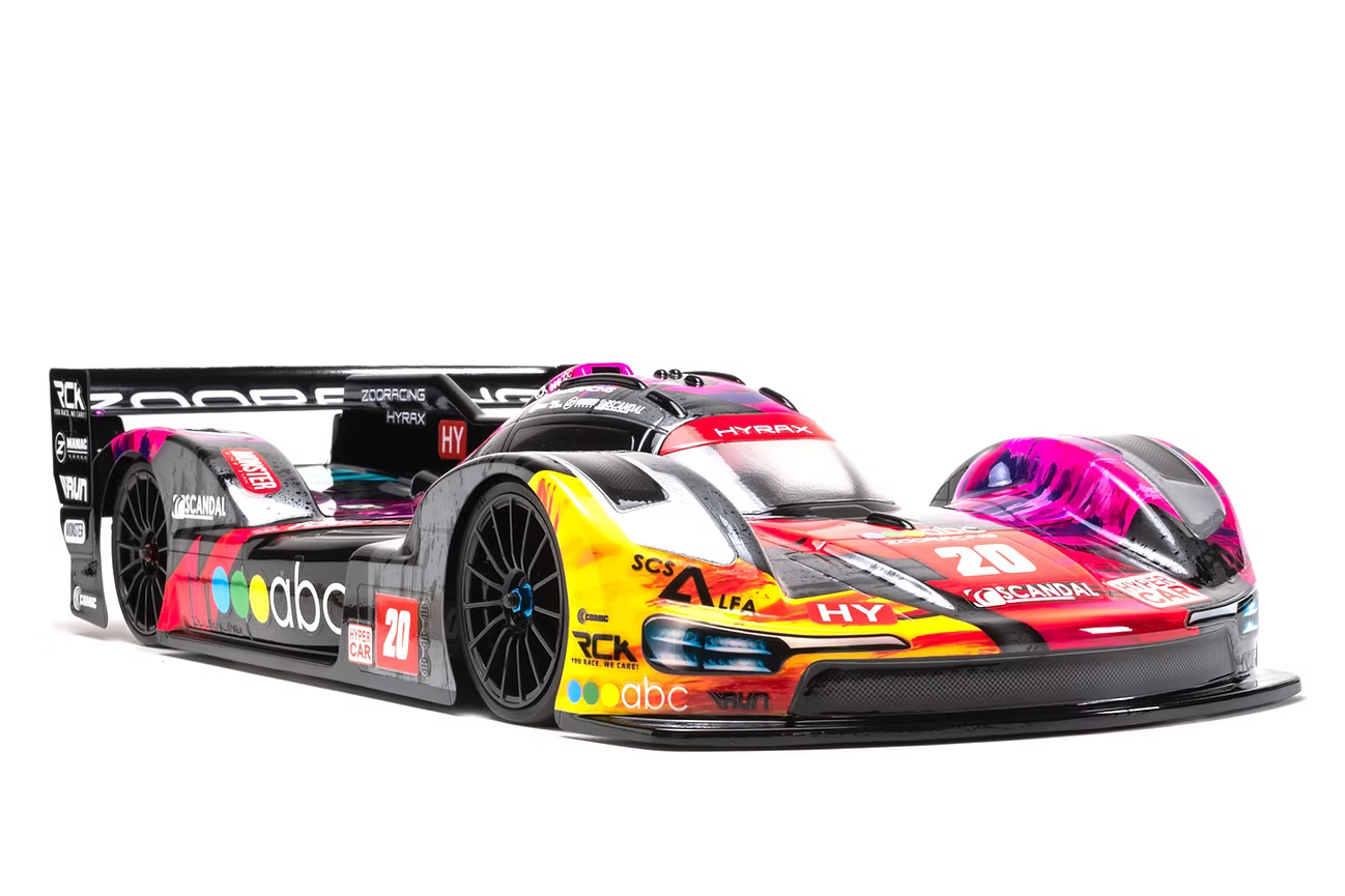 Zoo Racing Hyrax Hyper Touring Car 1/10 Standard Body (Clear)