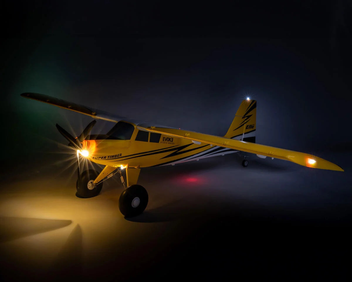 E-flite Super Timber 1.7m BNF Basic RC Airplane with AS3X and SAFE Select