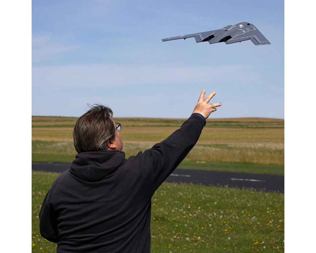 E-flite Micro B-2 Spirit of America Twin 30mm EDF BNF Basic Electric Jet Airplane (853mm)