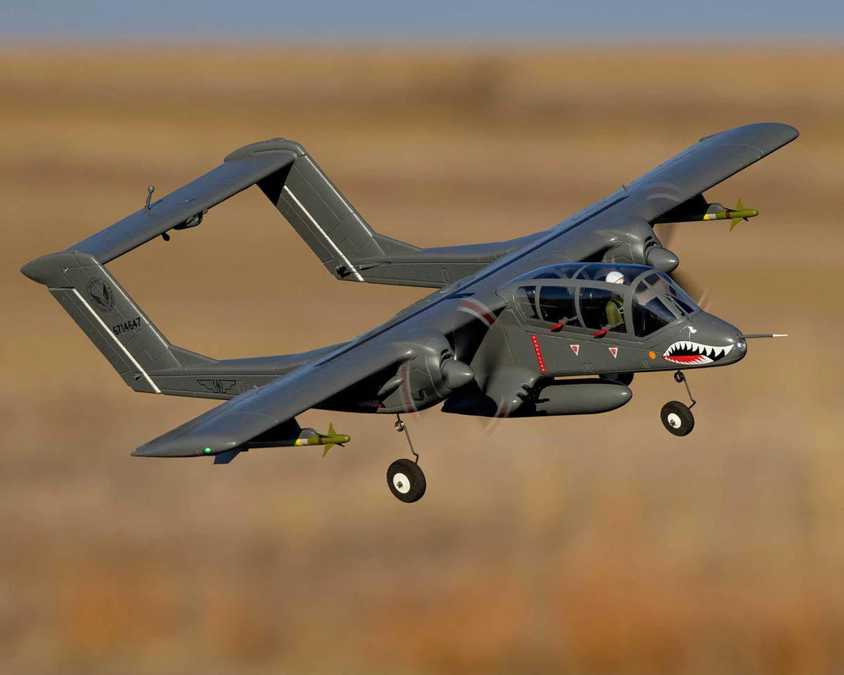 E-flite Micro OV-10 Bronco BNF Basic Electric Airplane (645mm) w/AS3X & SAFE Technology