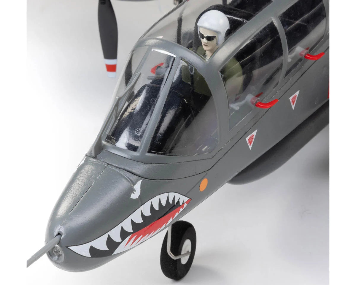 E-flite Micro OV-10 Bronco BNF Basic Electric Airplane (645mm) w/AS3X & SAFE Technology