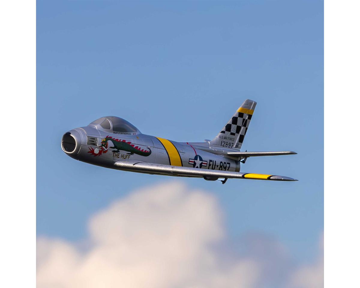 E-flite UMX F-86 Sabre 30mm EDF Jet BNF Basic with AS3X and SAFE Select
