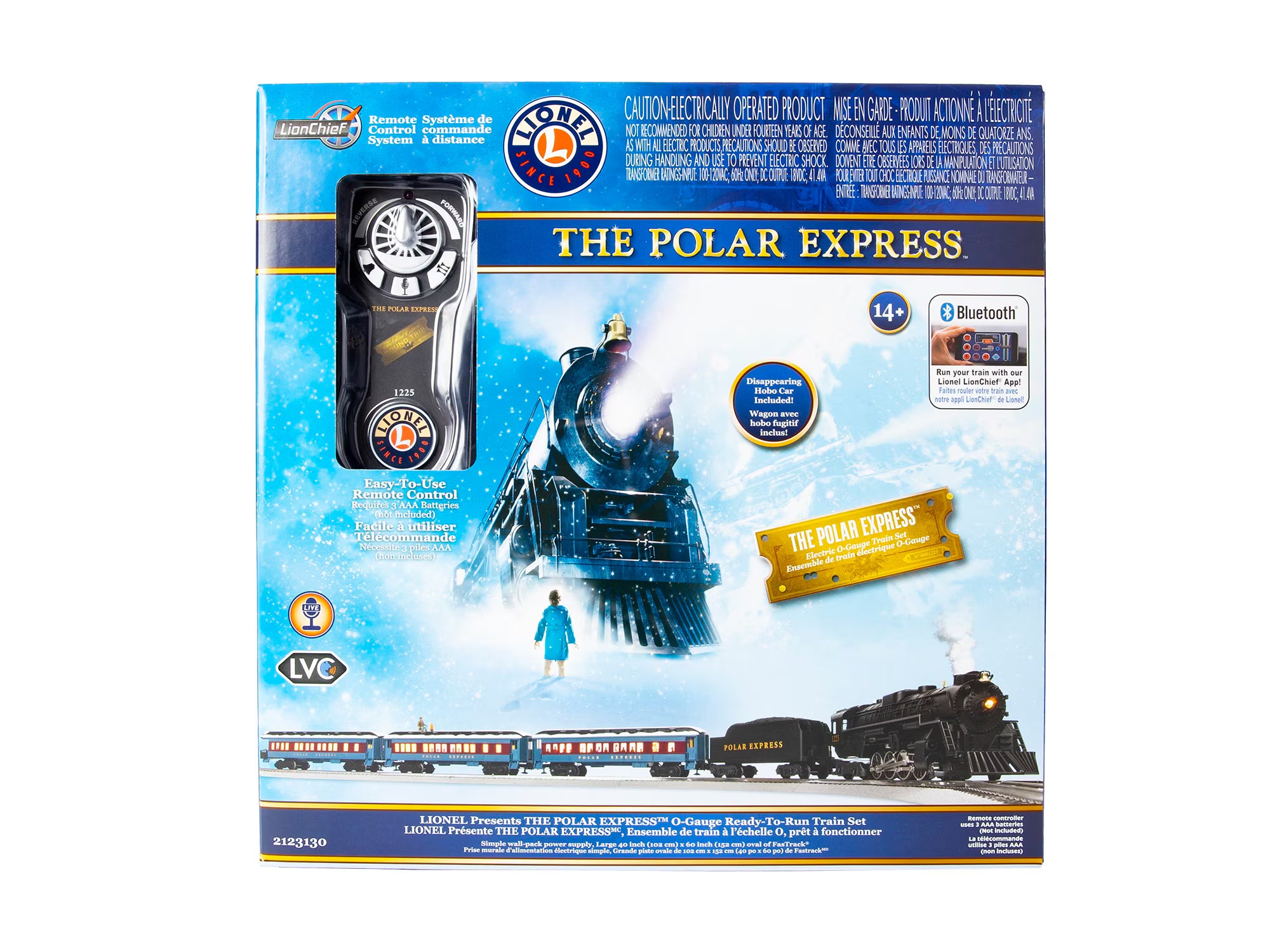 Lionel THE POLAR EXPRESS™ LionChief Set w/ Bluetooth 5.0 and Disappearing Hobo Car