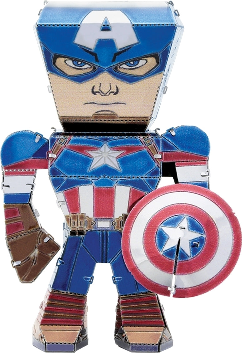 Metal Earth Legends 3D Model - Captain America