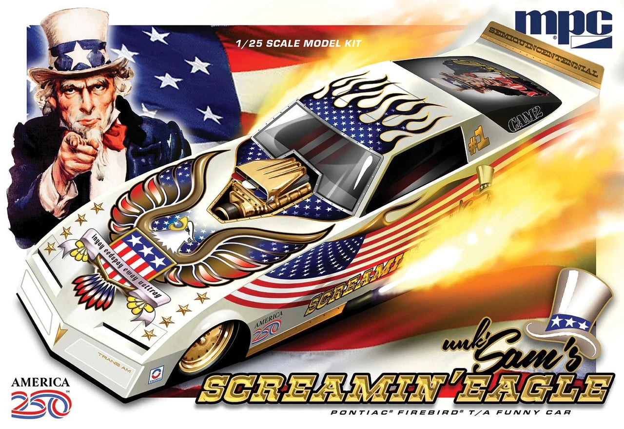 MPC 1/25 Firebird Funny Car 250th USA Anniversary Plastic Model Kit