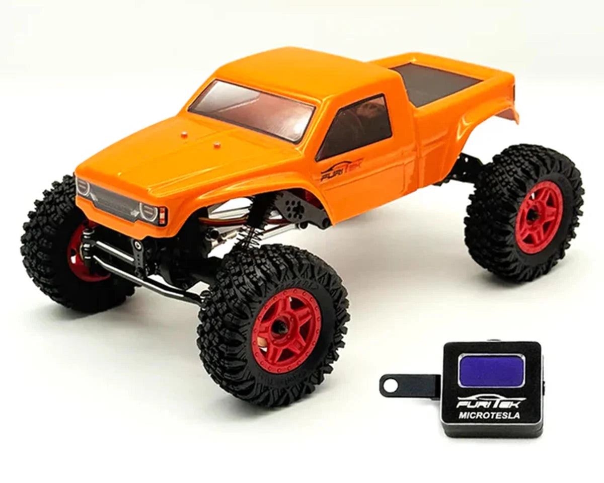 Furitek Terra Comp 1/18 RTR Brushless Micro Rock Crawler (Orange) w/Komodo Unity, Micro Tesla DigiBoard & 2.4GHz Radio