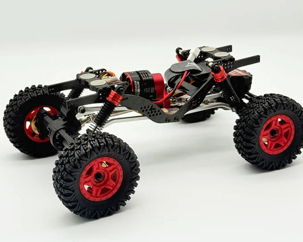Furitek Terra Comp 1/18 RTR Brushless Micro Rock Crawler (Black Flame) w/Komodo Unity, Micro Tesla DigiBoard & 2.4GHz Radio