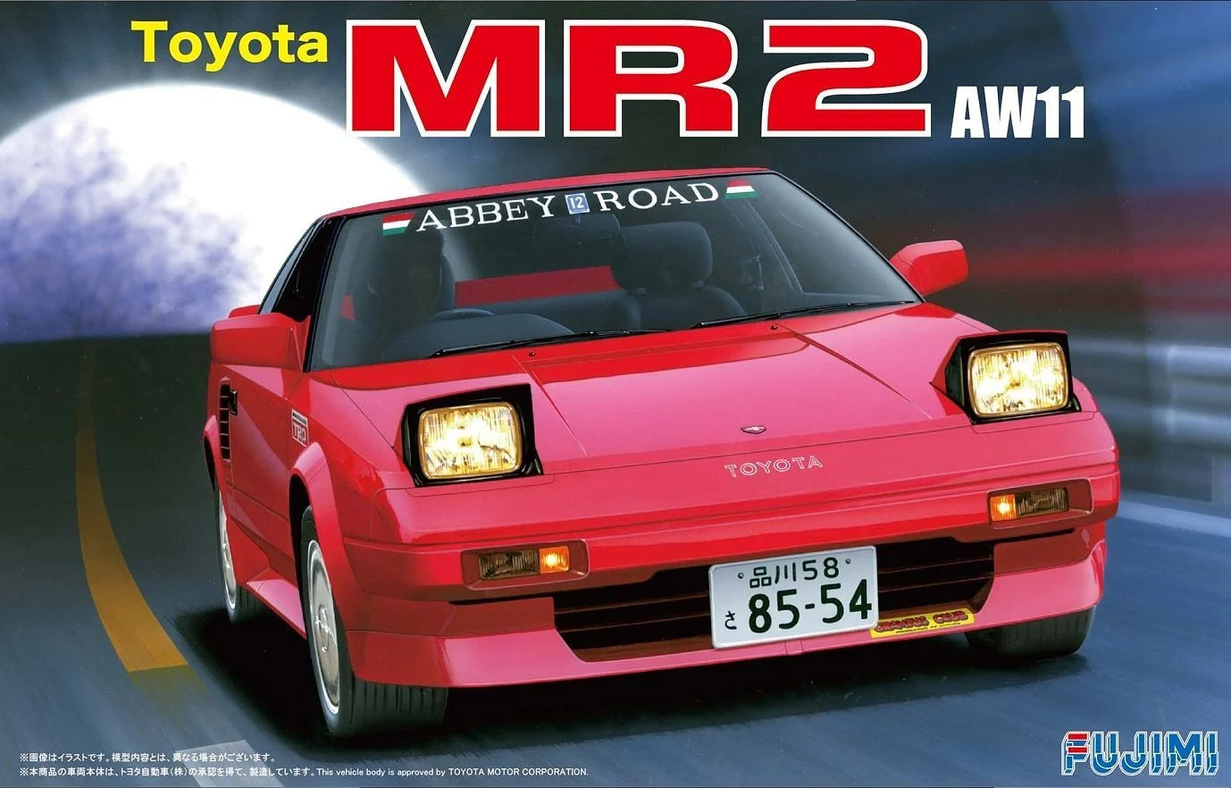 Fujimi 1/24 Toyota MR2 AW11 Plastic Model Kit