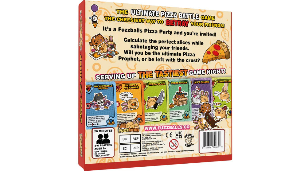 Fuzzballs Pizza Thief Card Game