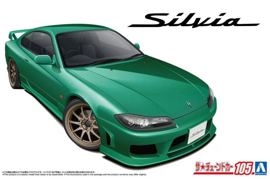 Aoshima 1/24 Nissan Silvia S15 1999 Air Suspension Custom Model Kit