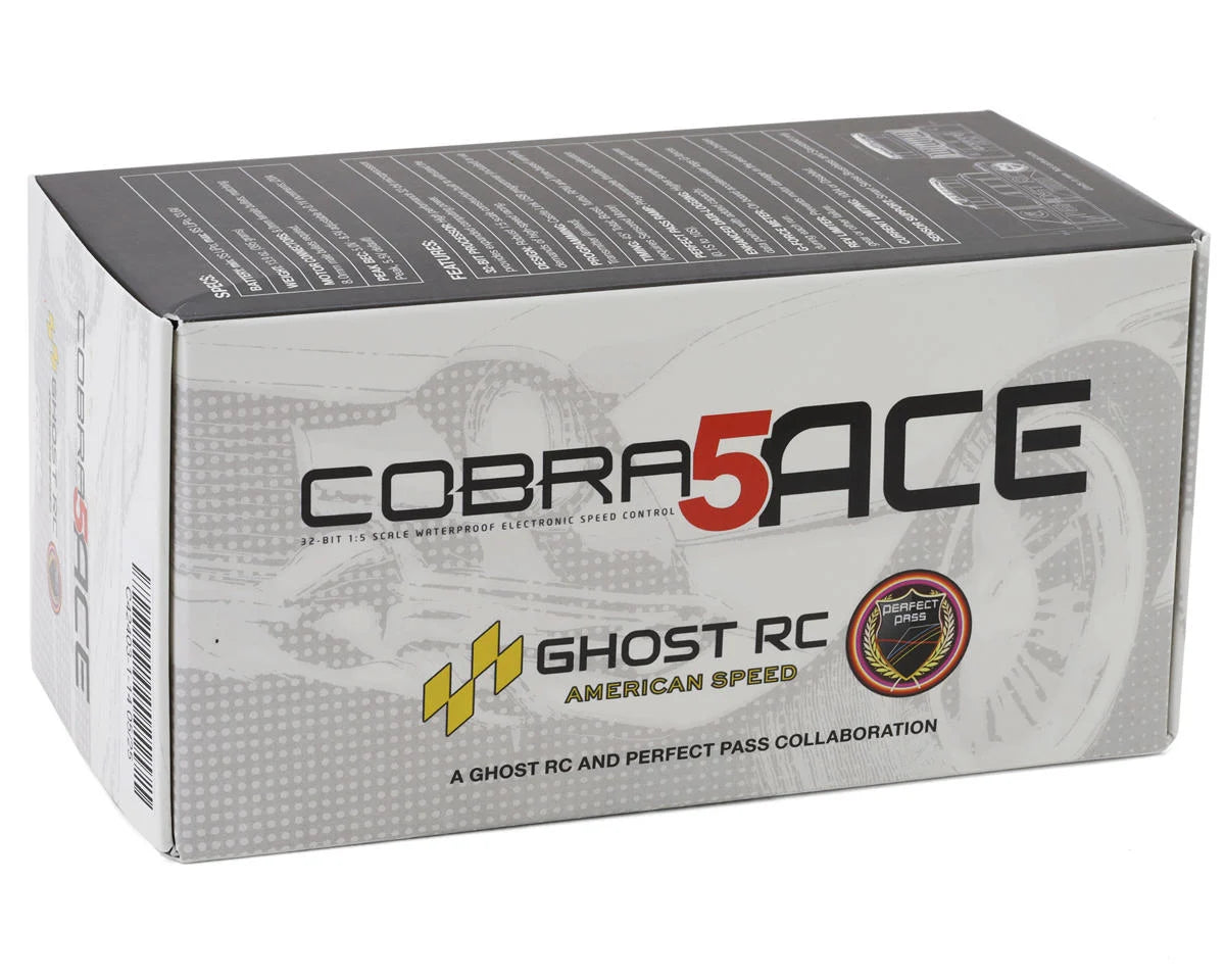 Ghost RC Cobra 5 ACE 1/7th Drag/Speed Run Brushless Sensored ESC (3-8s)