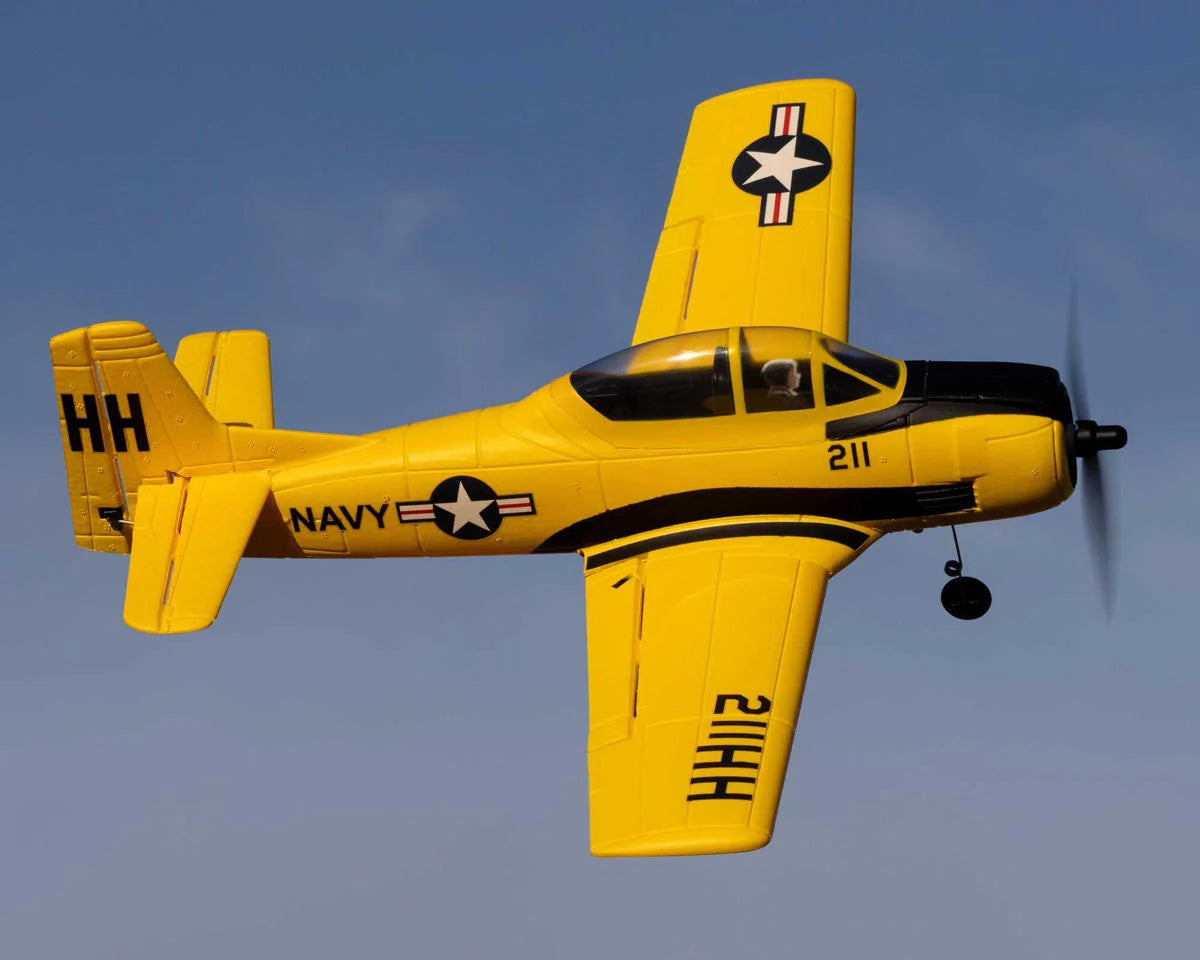 HobbyZone T-28 Trojan Micro RTF Basic Electric Airplane (450mm) w/SAFE Technology