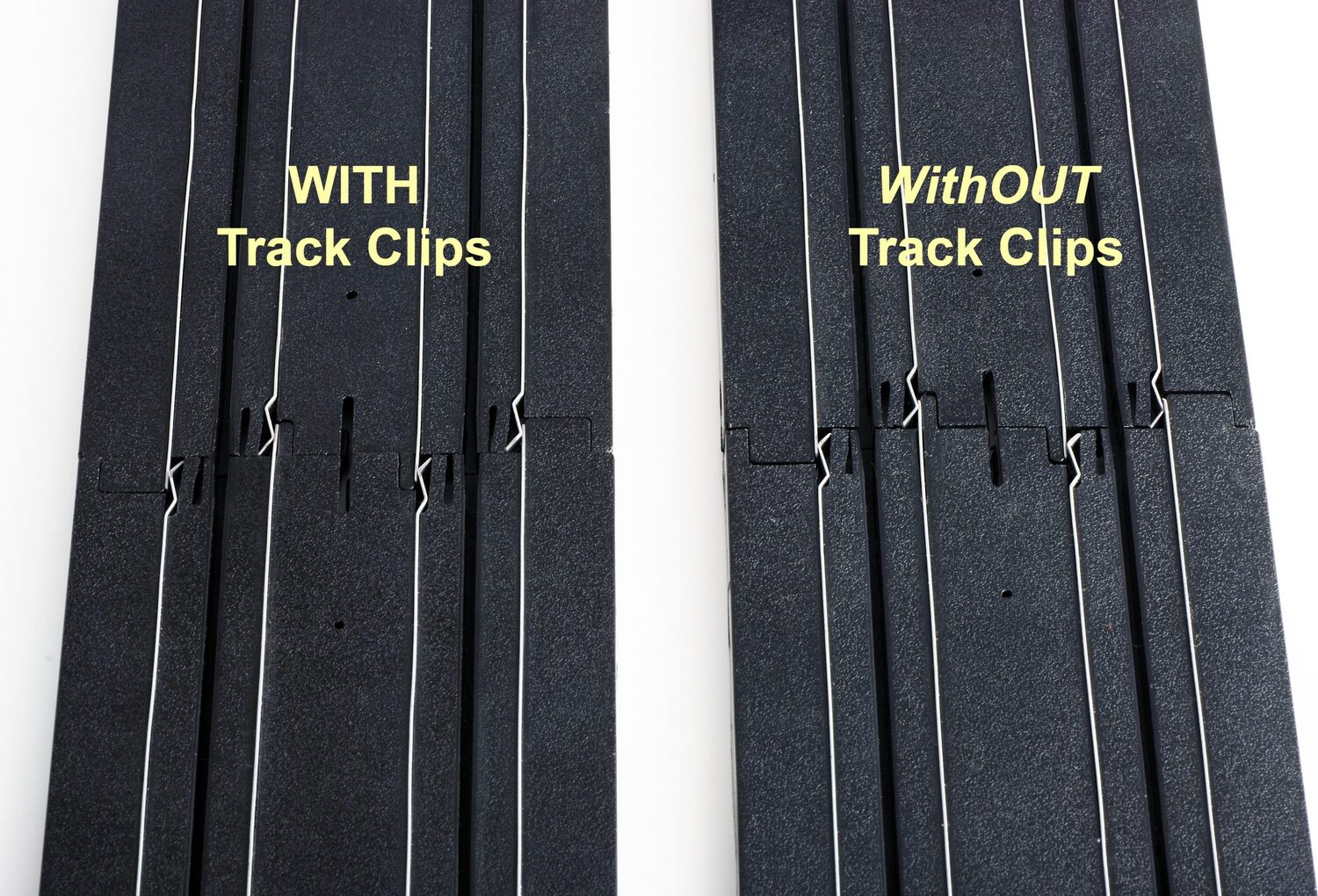 AFX HO Scale Track Clips- 25 Pack