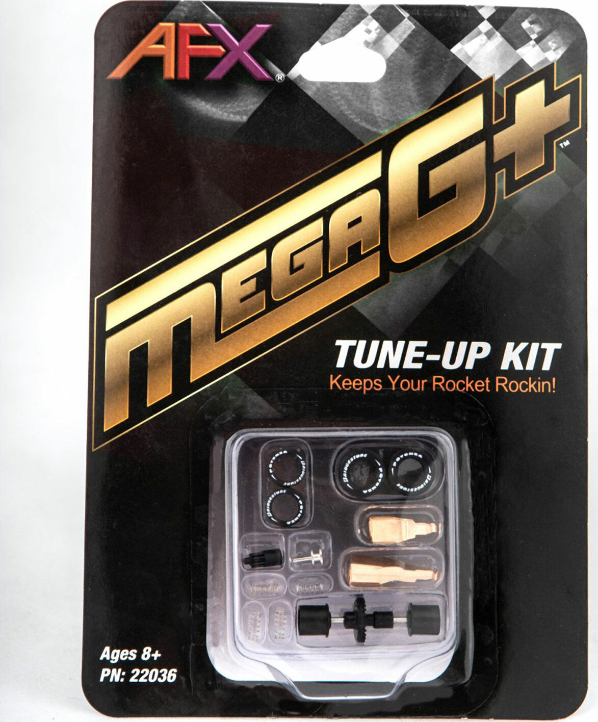 AFX Mega-G+ Tune Up Kit with Front & Rear Tires