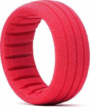 1/8 Double Down Super Soft Long Wear Pre-Mounted Tires, White EVO Wheels (2): Buggy