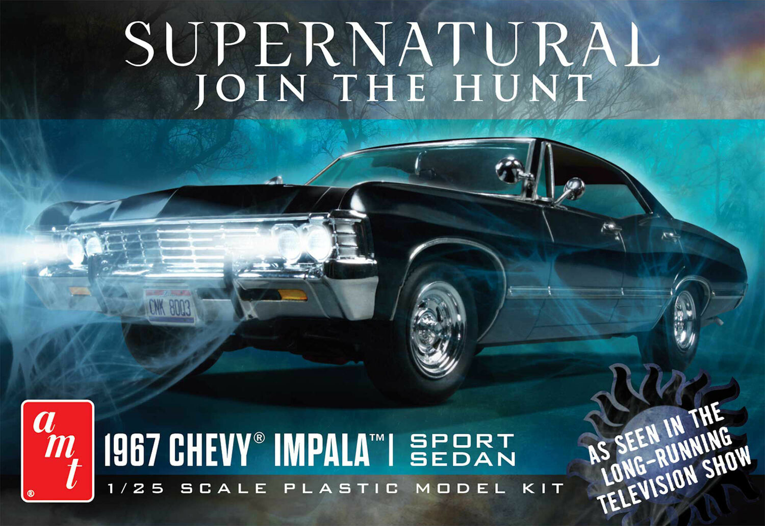 1/25 1967 Impala, Supernatural, Model Kit