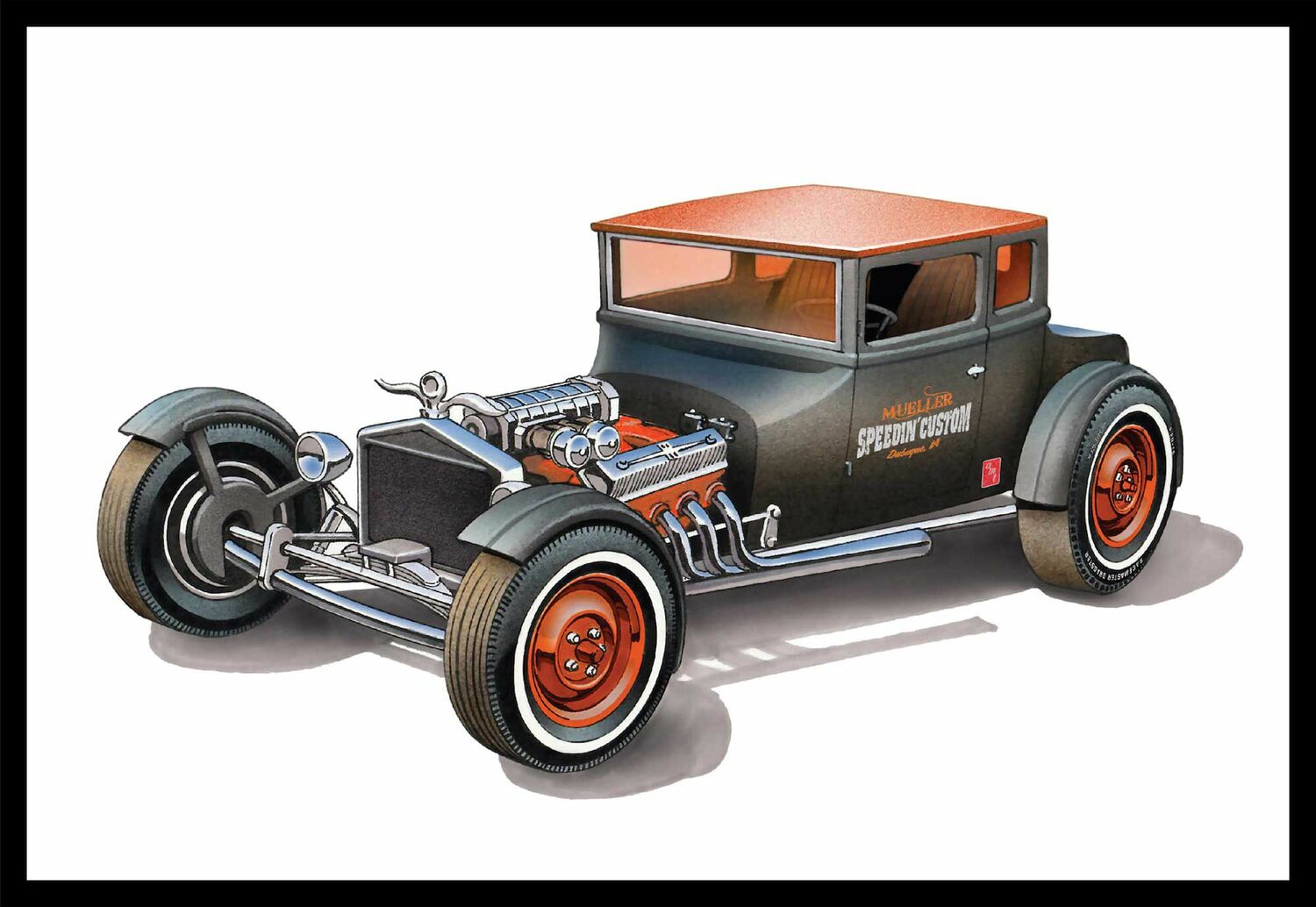 1/25 1925 Ford T Chopped, Model Kit