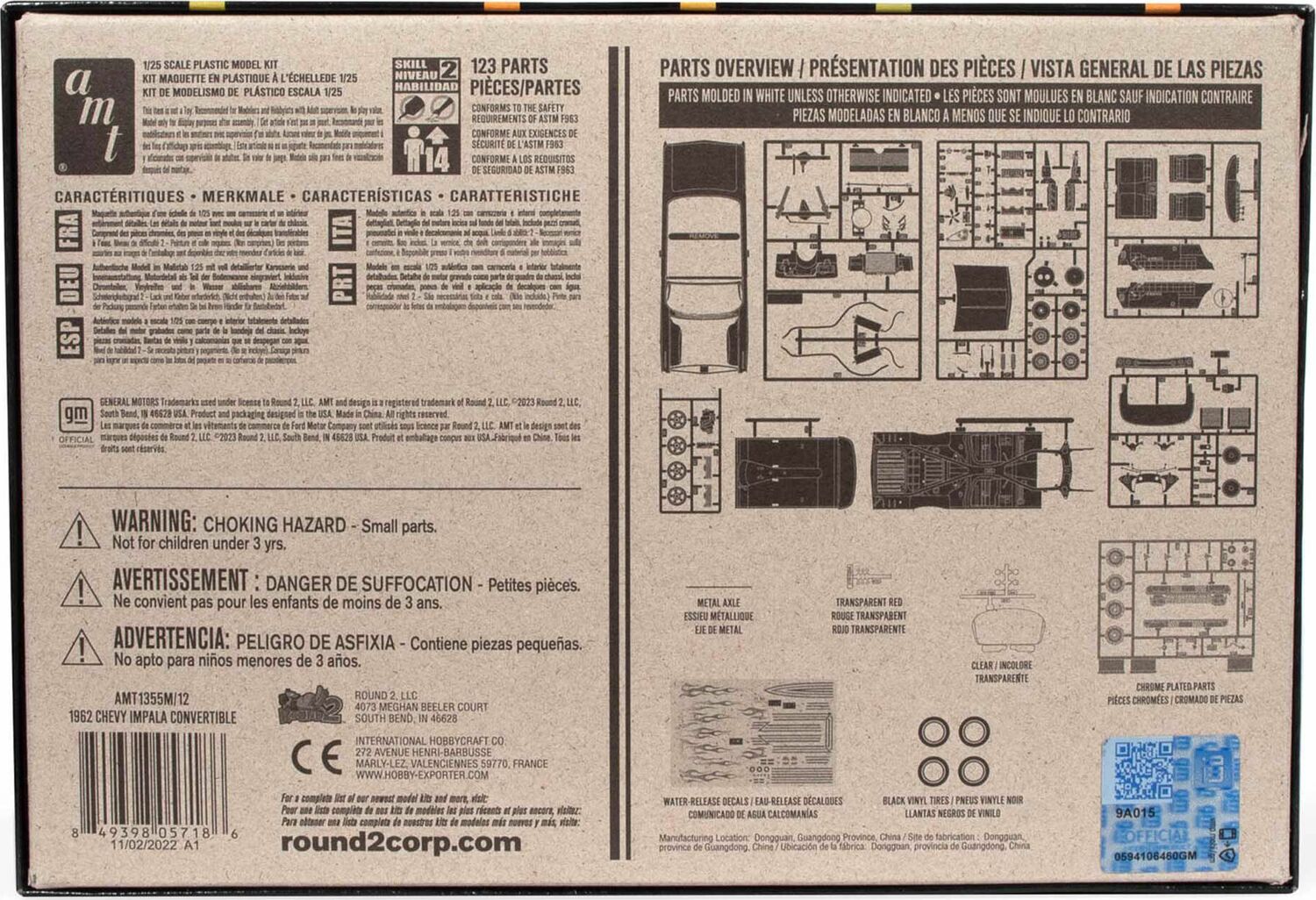 1/25 1962 Chevy Impala Convertible