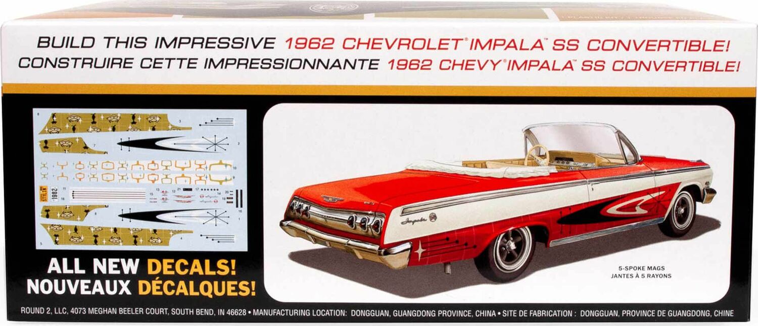 1/25 1962 Chevy Impala Convertible
