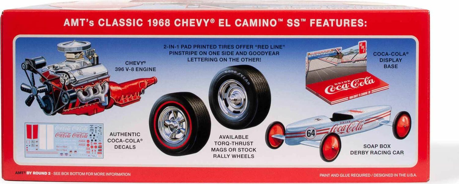 1/25 1968 Chevy El Camino SS, Coca-Cola