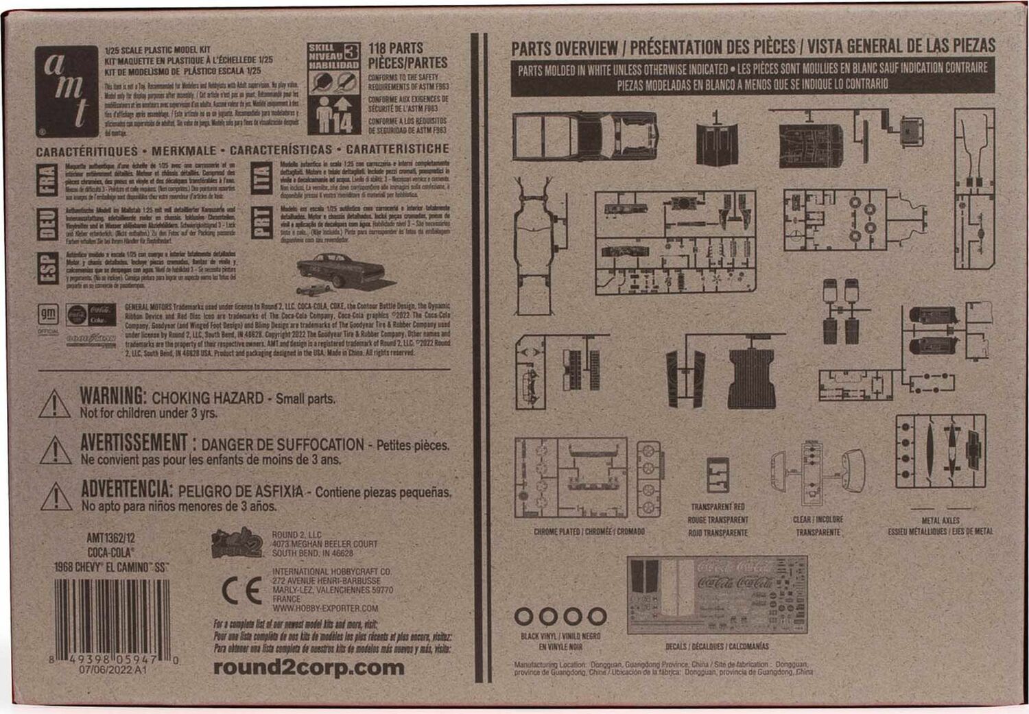 1/25 1968 Chevy El Camino SS, Coca-Cola