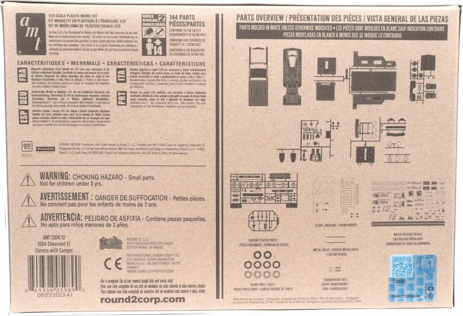 1/25 1965 Chevy El Camino with Camper