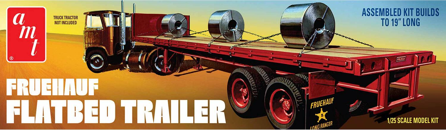 1/25 Fruehauf Flatbed Trailer