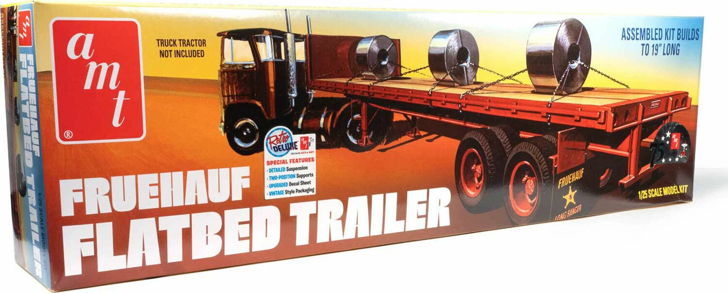 1/25 Fruehauf Flatbed Trailer