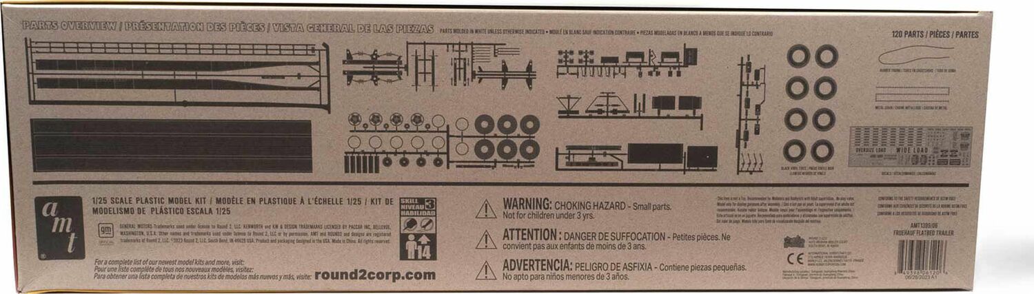 1/25 Fruehauf Flatbed Trailer
