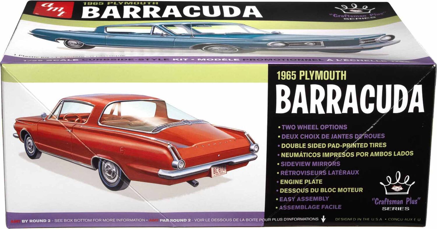 1/25 1965 Plymouth Barracuda Craftsman Plus Model Kit, New Tooling