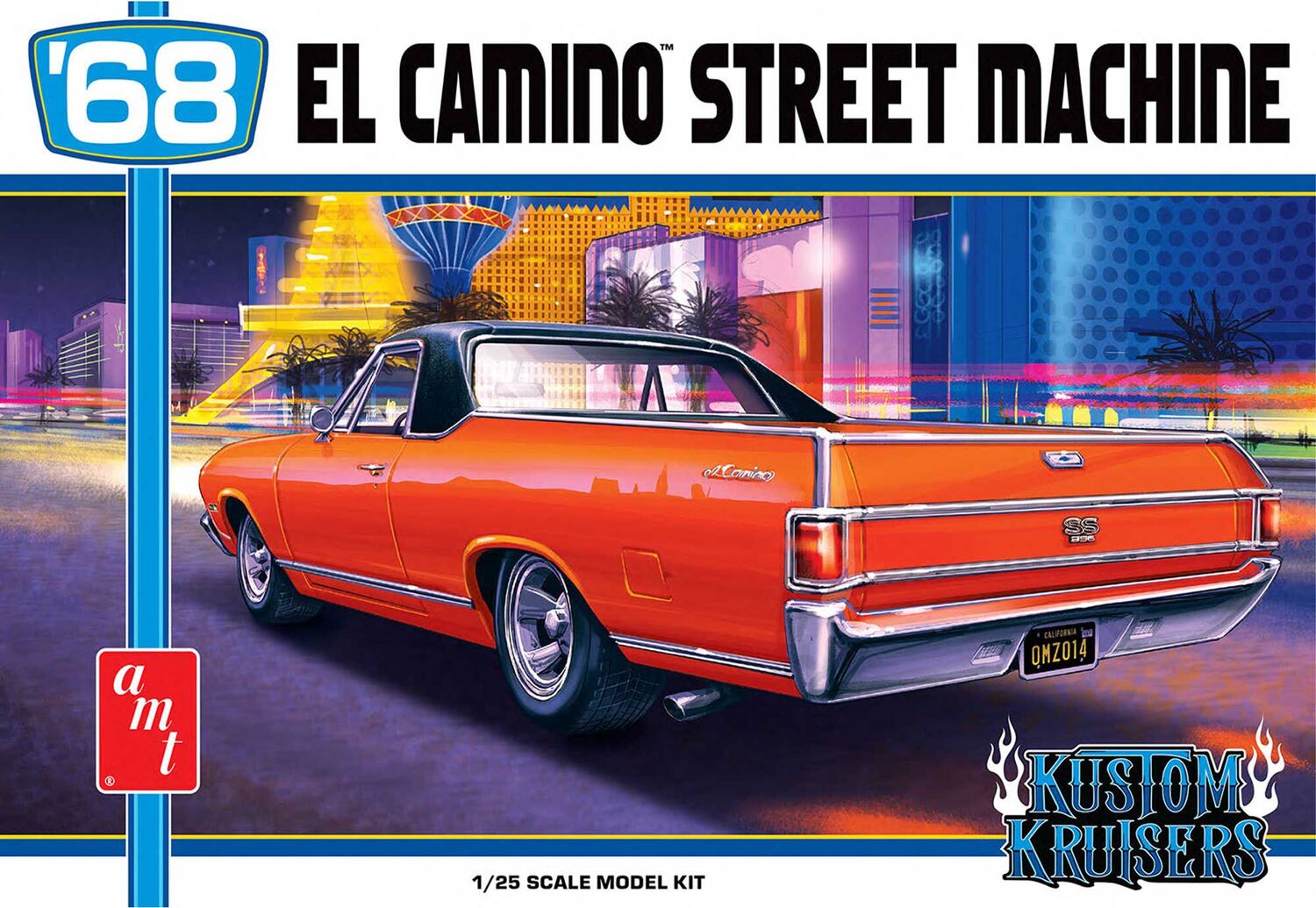 1/25 1968 Chevy El Camino Street Machine Model Kit