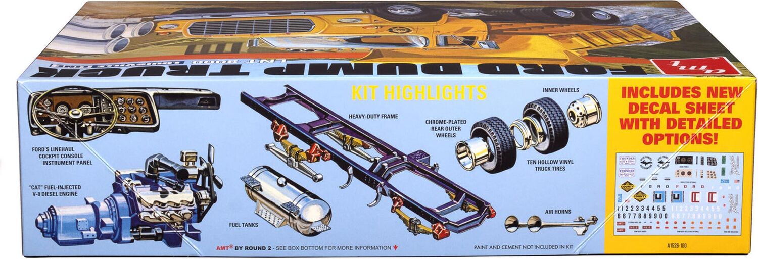 1/25 Ford LNT-8000 Louisville Dump Truck Model Kit