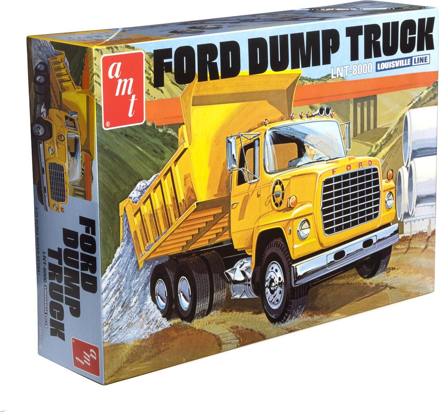 1/25 Ford LNT-8000 Louisville Dump Truck Model Kit